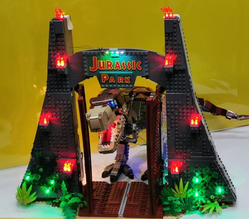 LED Lighting Kit for Lego Jurassic Park T rex Rampage 75936