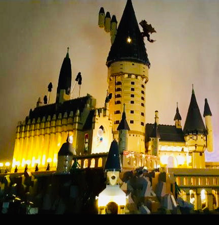 Lego hogwarts castle hotsell lights