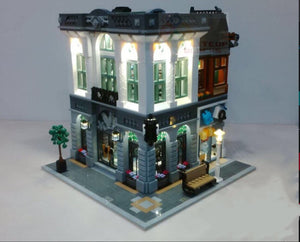LED Light Kit for Lego 10251 Brick Bank set usb powered –