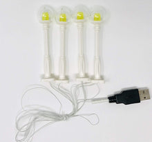 White Christmas Village Lamp Post LED Street Light for Lego USB Connected