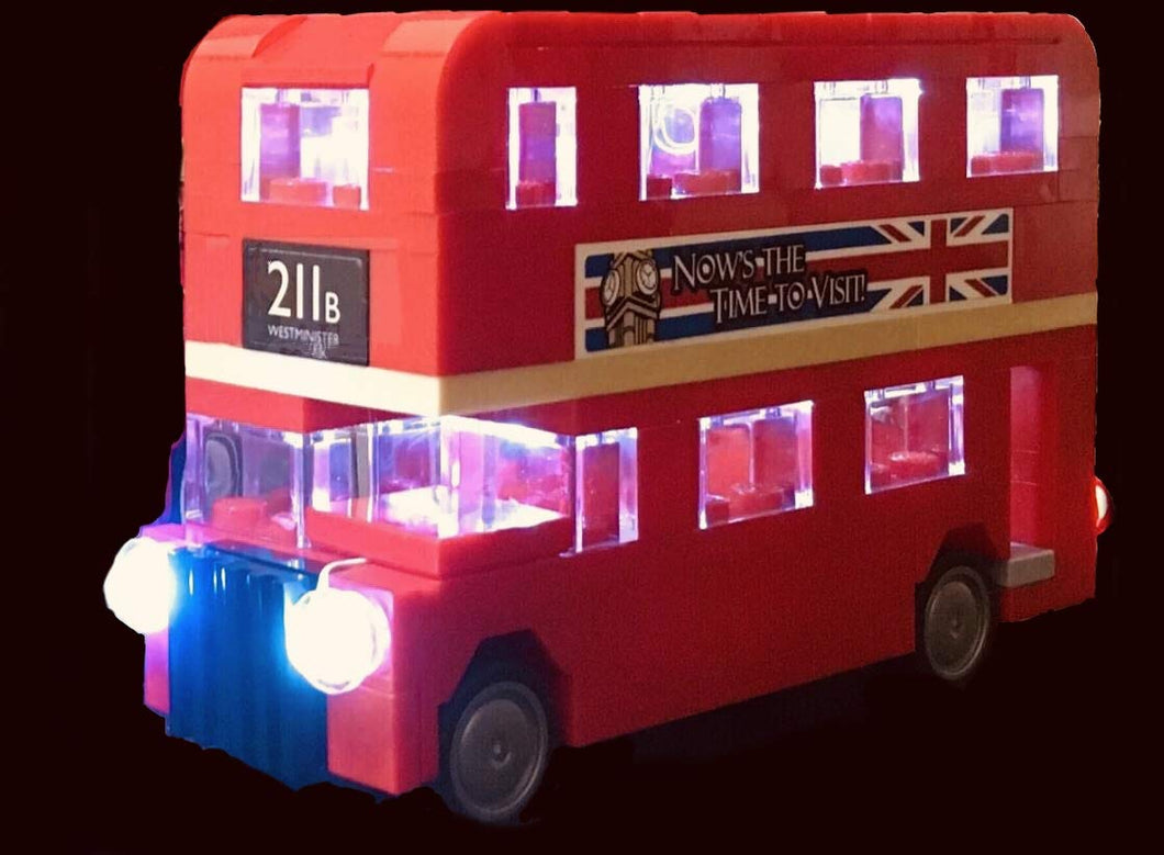 Fuld Majroe ophavsret LED Light Kit for Lego London Bus 40220 USB Powered – BRICKSTARS