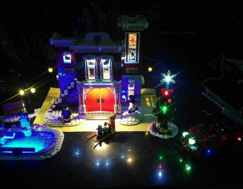LED Lighting Kit for Lego 10263 Creator Winter Village Fire Station