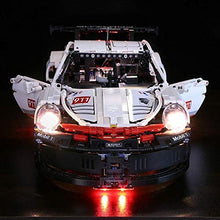 LED Light Kit for Porsche 911 RSR Model Lego 42096 USB Power