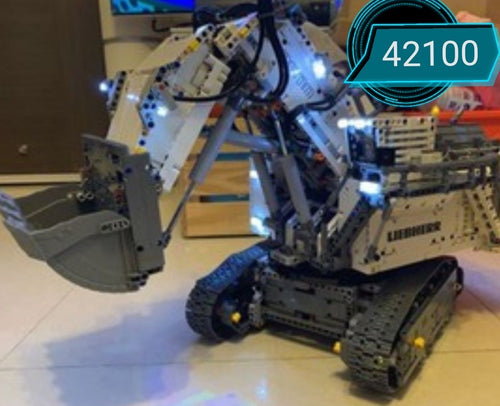 LED Lighting Kit for Lego 42100 Technic Liebherr R 9800 Excavator