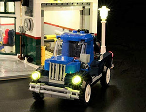 LED Lighting Kit for Lego Corner Garage 10264
