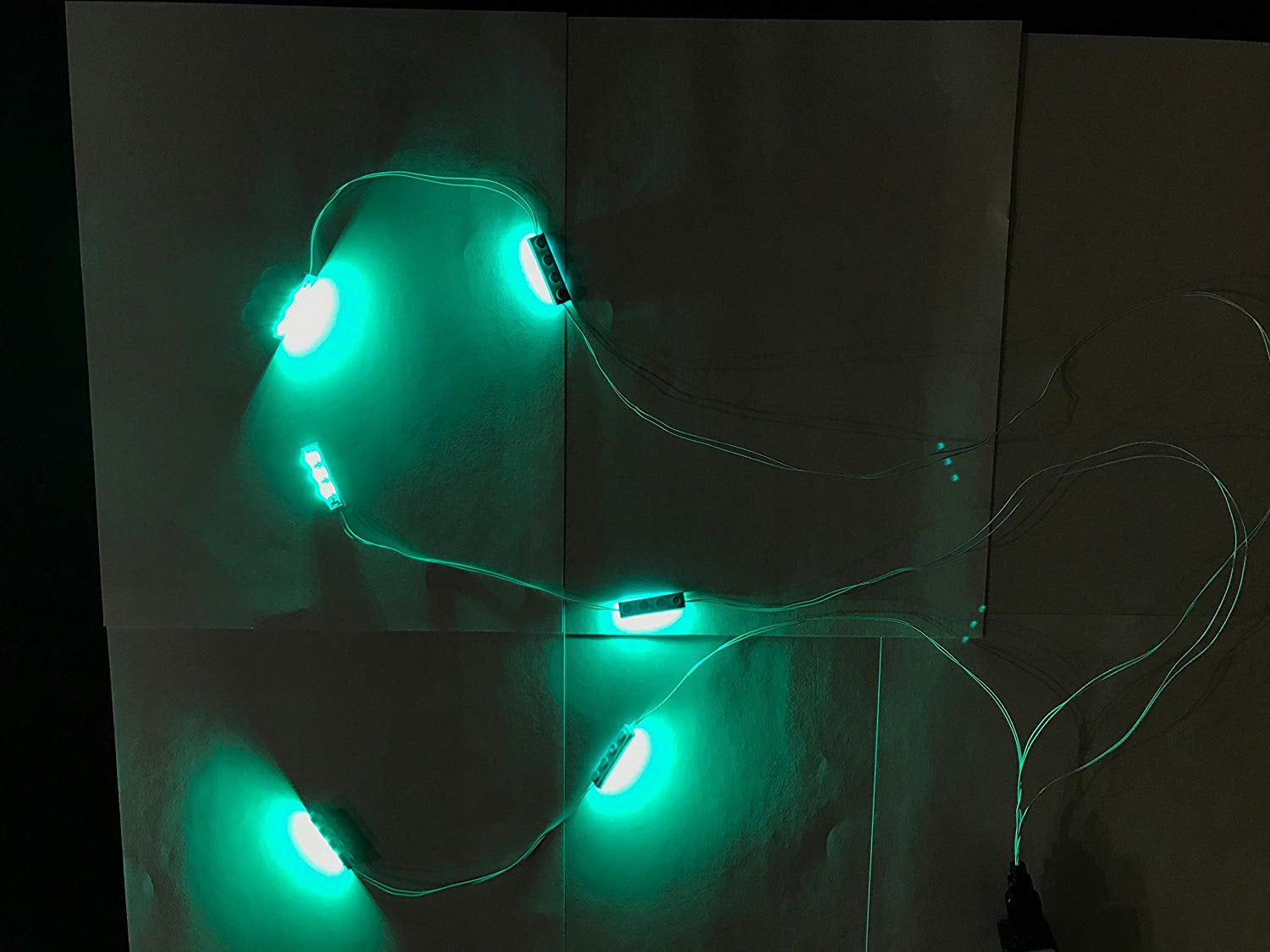 Lego flashing online lights