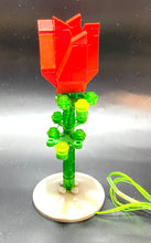 Led Lightup Rose Flower Plant Gift for Valentine for Lego 852786