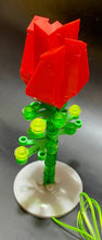 Led Lightup Rose Flower Plant Gift for Valentine for Lego 852786