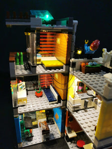 LED Lighting Kit for Lego Townhouse Pet Shop & Café 31097