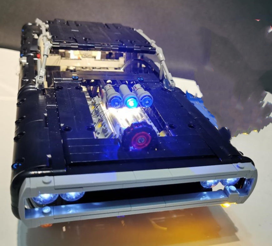 LED Light Kit for lego Dom's Dodge Charger 42111 USB Power