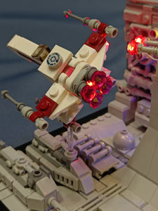 LED Lighting Kit for LEGO 75329 Star Wars Death Star Trench Run Diorama