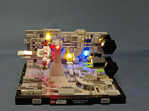 LED Lighting Kit for LEGO 75329 Star Wars Death Star Trench Run Diorama