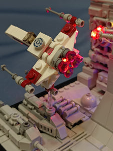 LED Lighting Kit for LEGO 75329 Star Wars Death Star Trench Run Diorama