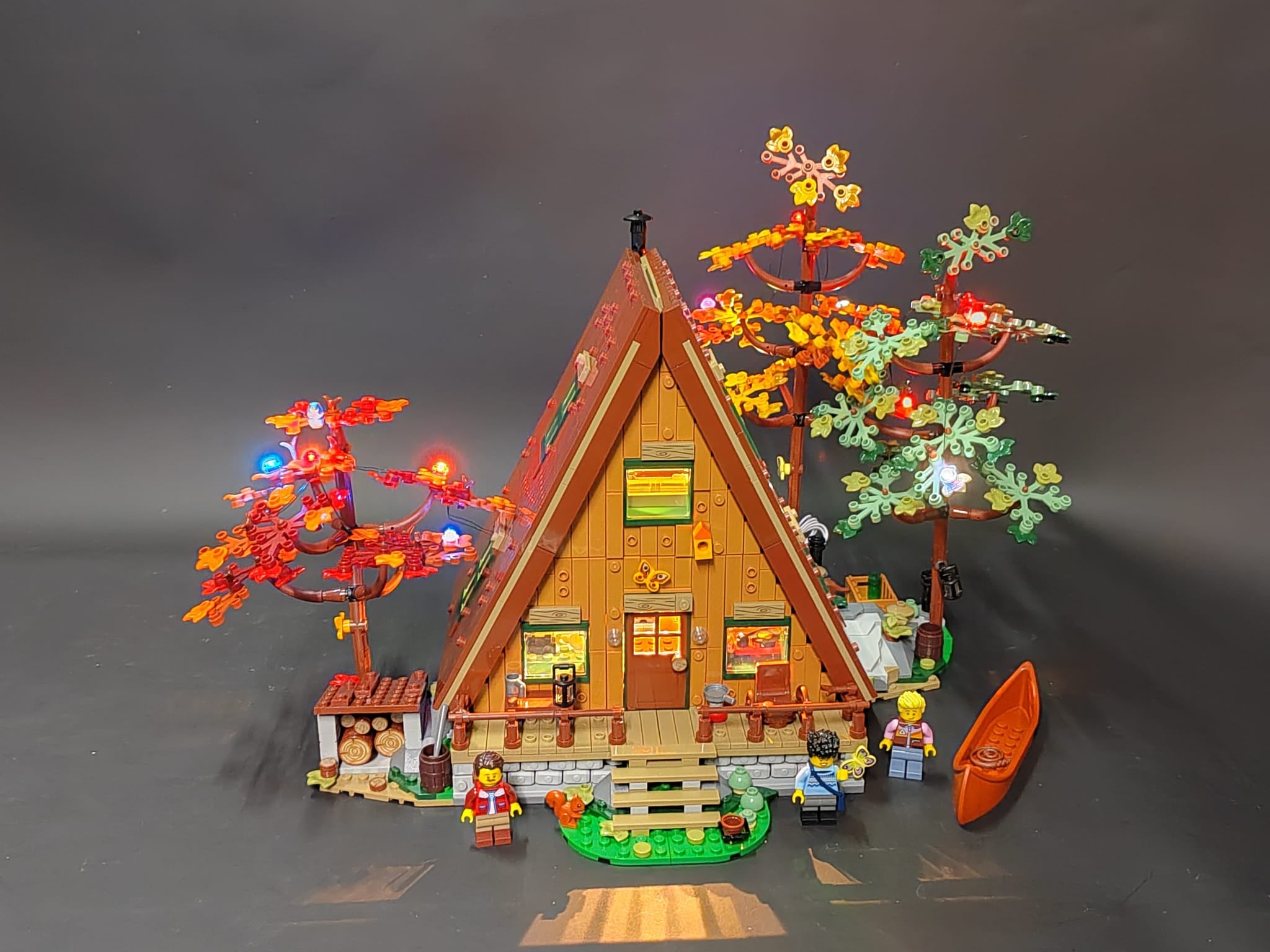 LED light kit for Lego A-Frame Cabin 21338 Ideas – BRICKSTARS