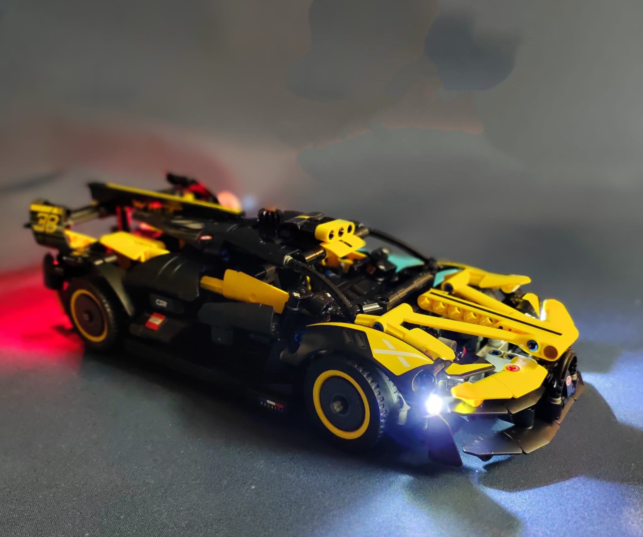 Bolide Bugatti Technic Lego Set LED Light Kit For Lego 42151