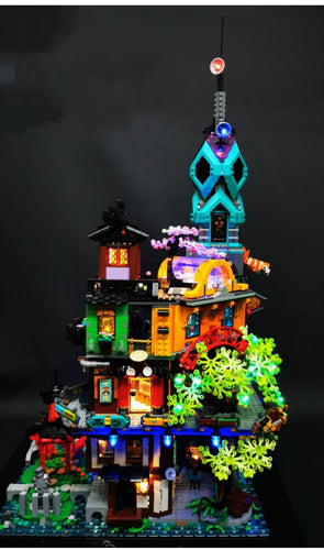 LED Lighting Kit for Lego NINJAGO City Gardens 71741