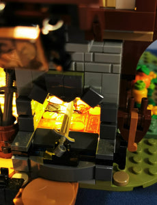 LED Lighting Kit for LEGO 21325 Ideas Medieval Blacksmith
