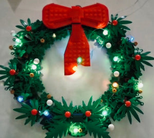 LED Lighting Kit for Lego 40426 Christmas Wreath 2-in-1