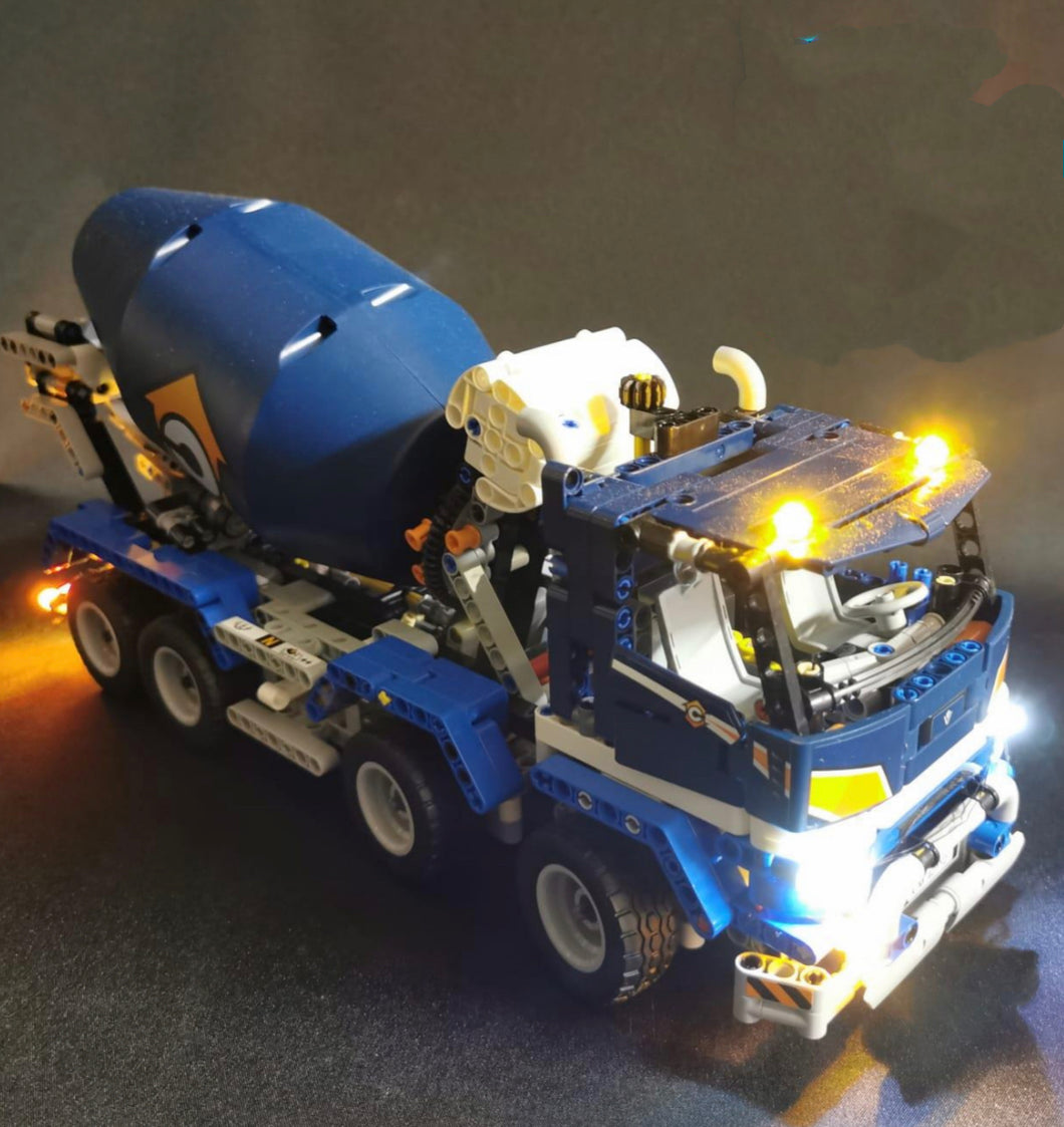 Lighting Kit for Lego Technic Concrete Mixer Truck 42112