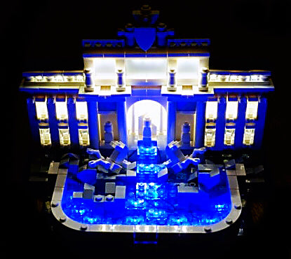 Light Kit Trevi Fountain Lighting Kit for Lego 21020 usb powered
