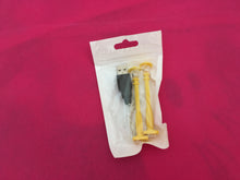 New 2 yellow Lamp Post led street light for lego usb connected 2 posts