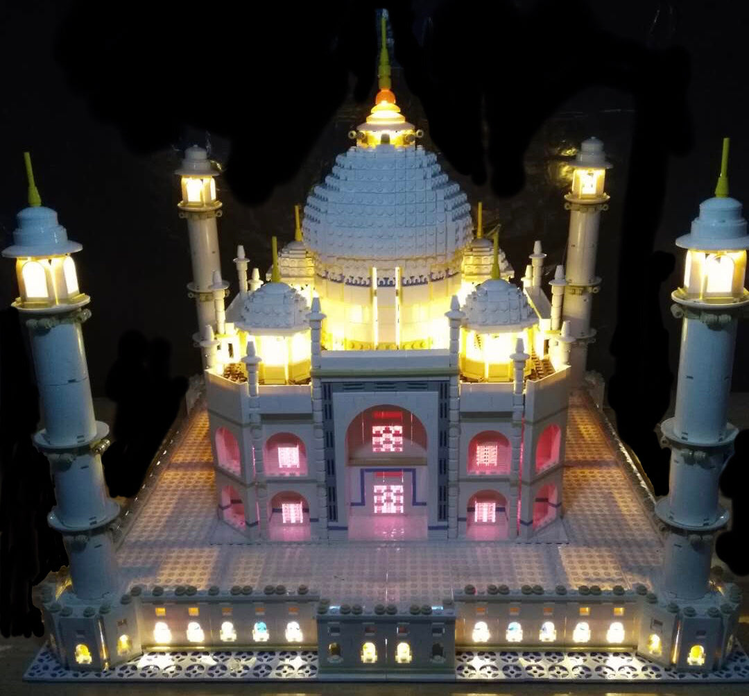 Lego taj mahal lights shop