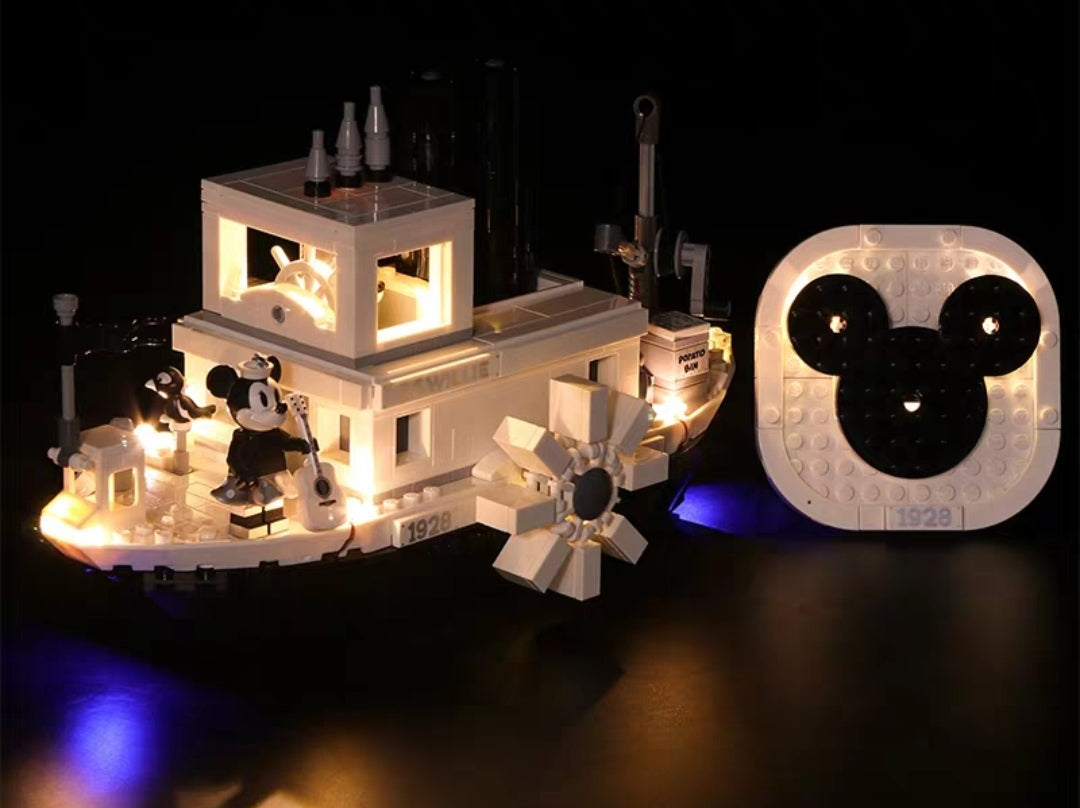 Light Kit For Lego 21317 Ideas Disney Steamboat Willie BRICKSTARS