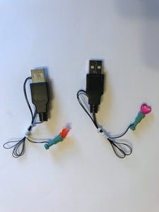 blinking fire torch & blinking pink heart shaped torch led for lego USB powered