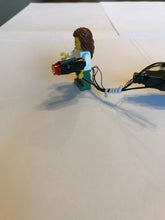 2 red blinking Weapon Gun Mini Blaster led for lego Minifig Shooter USB powered