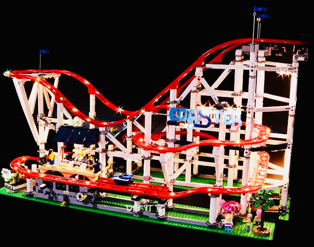 fordom Norm auroch Light Kit for Lego Creator Roller Coaster 10261 – BRICKSTARS