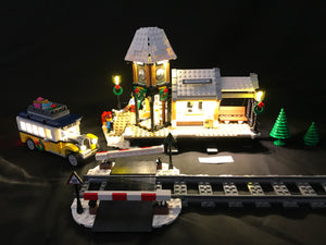 LED Light Kit for Lego 10259 Winter Village Station