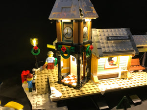 LED Light Kit for Lego 10259 Winter Village Station