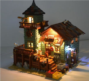 Kyglaring Led Light Up Kit For lego Old Fishing Store Model