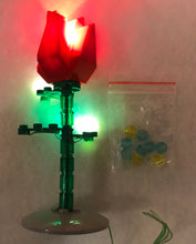 Led Lightup Rose Flower Plant Gift for Valentine for Lego 852786